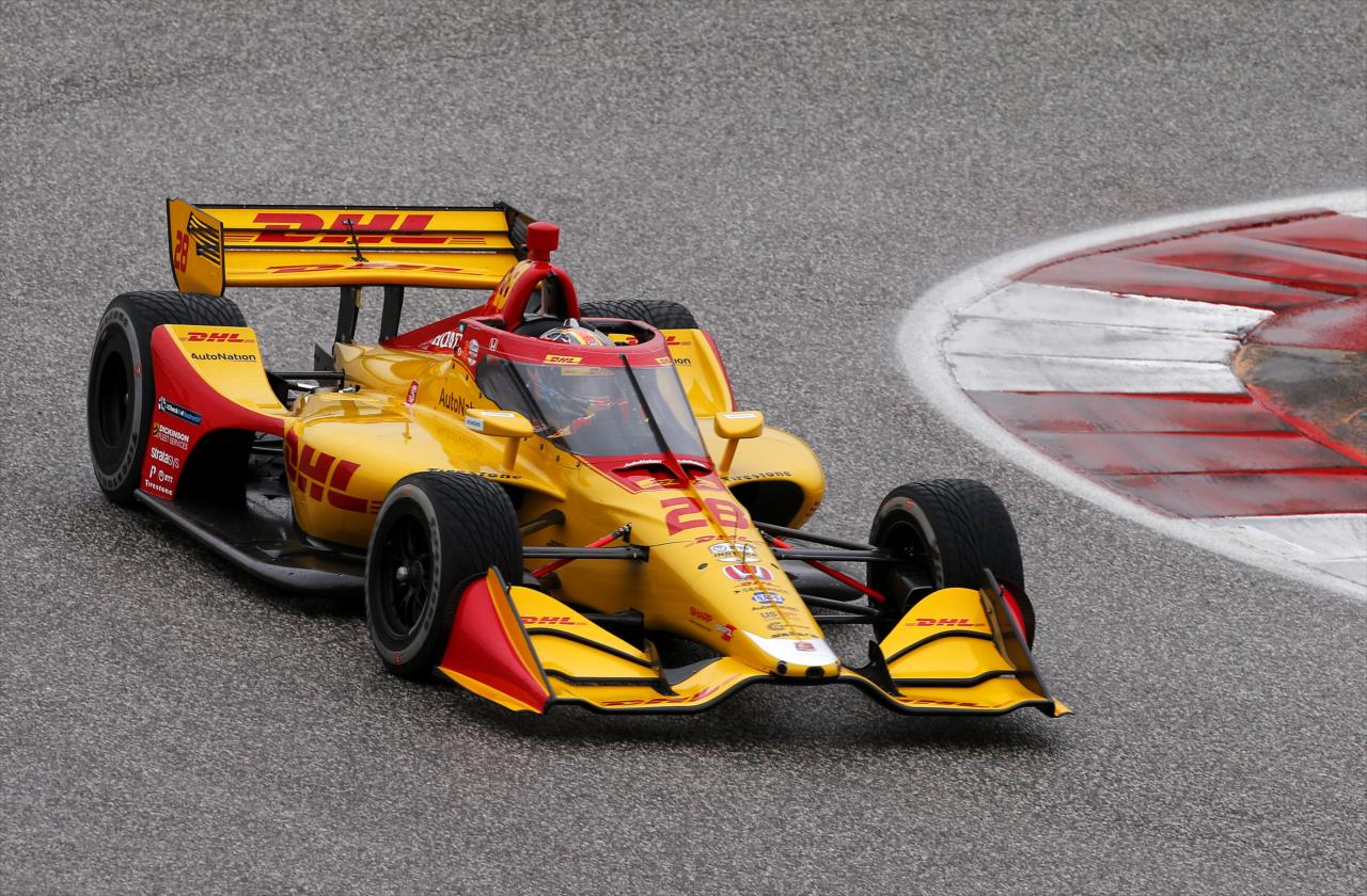 Ryan Hunter-Reay on course during the Open Test at Circuit of The Americas in Austin, TX -- Photo by: Jonathan Ferrey (Getty Images)